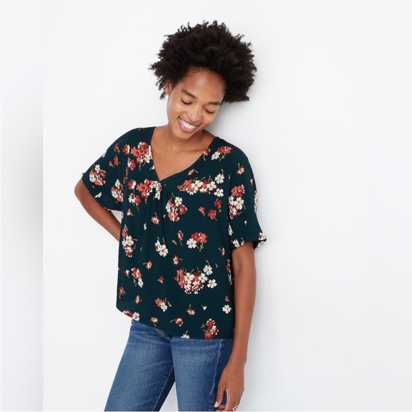 Madewell Tops - Madewell Rhyme Blouse in Spruce Blooms